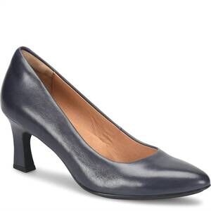 NEW SOFFT women's samy kitten heel in navy